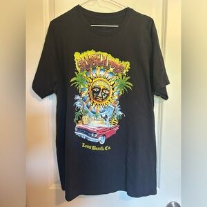 Sublime long beach Black T-Shirt
